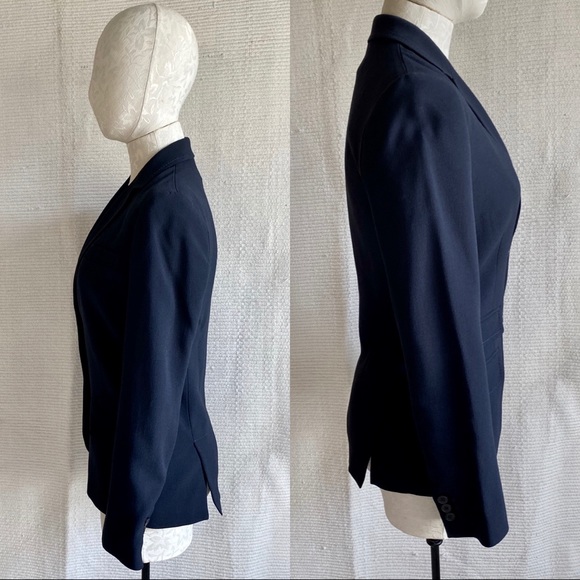 Vanessa Bruno Paris Two-Button Suit Jacket Blue - Picture 7 of 8